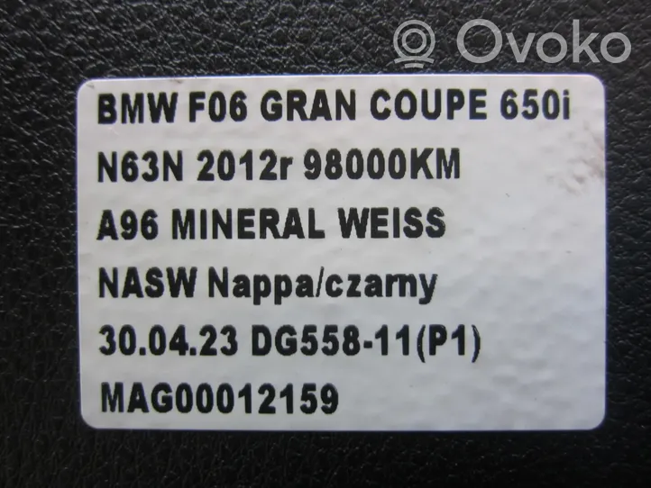 BMW 6 F06 Gran coupe (B) Revêtement de pilier (bas) 51437289396