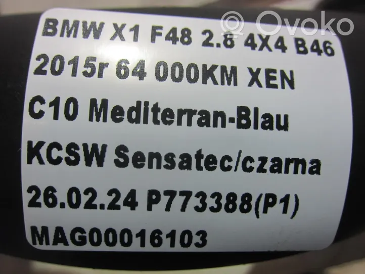 BMW X1 F48 F49 Repuesto del conducto de ventilación 13718616212