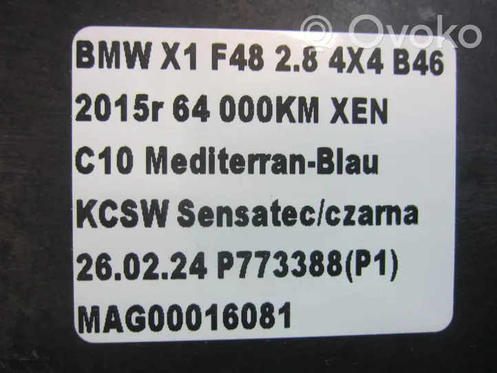 BMW X1 F48 F49 Akkulaatikon alusta 51717290817