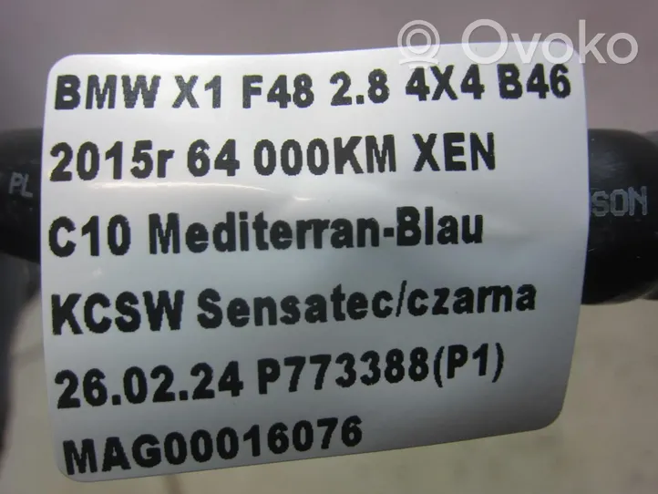 BMW X1 F48 F49 Tuyau de reniflard 16137348326