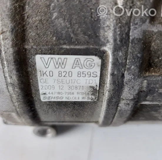 Volkswagen Golf VI Compressore aria condizionata (A/C) (pompa) 1K0820859S