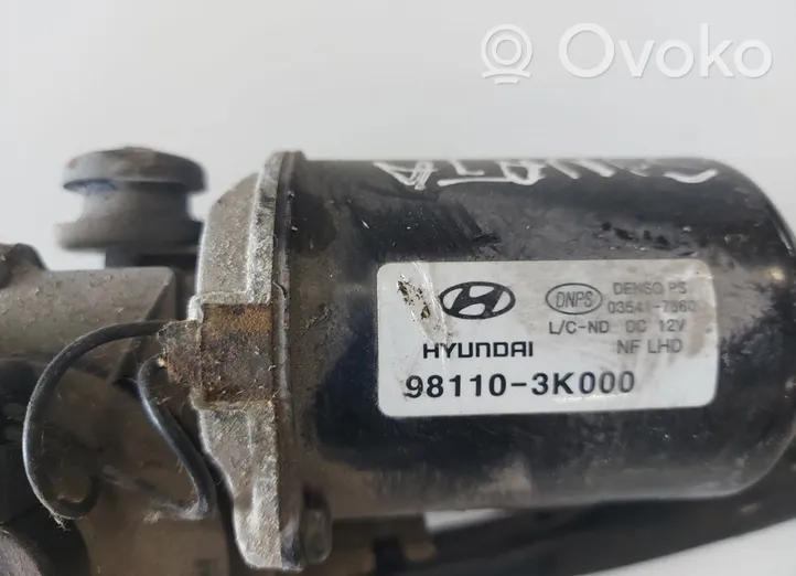 Hyundai Sonata Mechanizm wycieraczek szyby przedniej / czołowej 98110-3K000