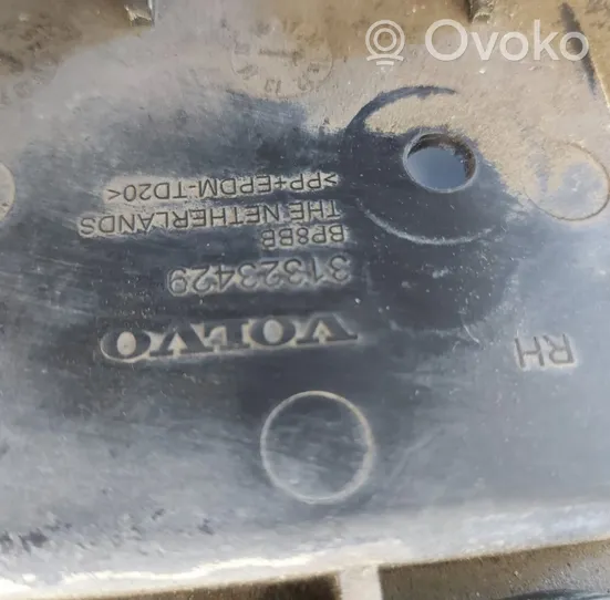 Volvo S60 Priekšpusē bampera turētājs 31323429