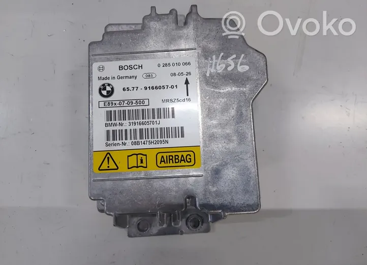 BMW 3 E90 E91 Module de contrôle airbag 9166057