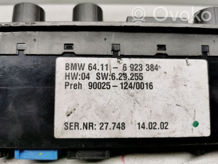 BMW 7 E65 E66 Centralina del climatizzatore 64116923384