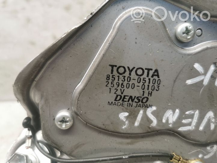 Toyota Avensis T250 Meccanismo del tergicristallo lunotto posteriore 8513005100