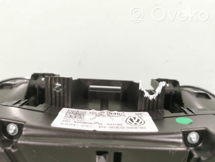 Volkswagen Polo V 6R Tachimetro (quadro strumenti) 6C0920940A