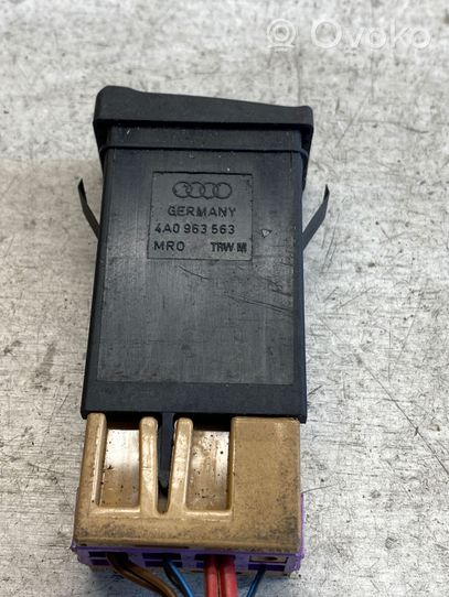 Audi 80 90 S2 B4 Interruttore riscaldamento sedile 4a0963563