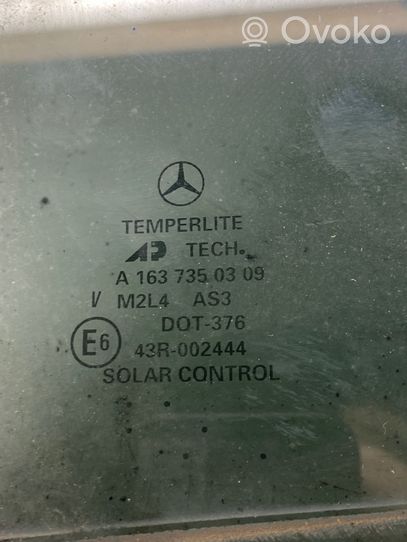 Mercedes-Benz ML W163 Fenêtre latérale vitre arrière A1637350309