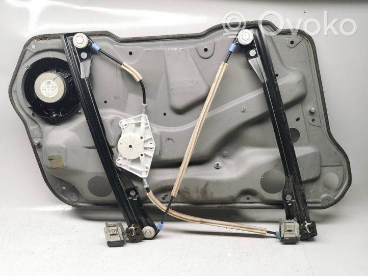 Volkswagen Golf IV Mechanizm podnoszenia szyby przedniej bez silnika 1J4837756F