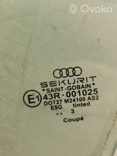 Audi TT TTS Mk2 Szyba karoseryjna drzwi przednich 43R001025