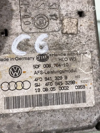 Audi A6 S6 C6 4F Xenon-valojen ohjainlaite/moduuli 4f0941329b