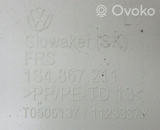 Volkswagen Up Takaoven verhoilu 1S4867211BD