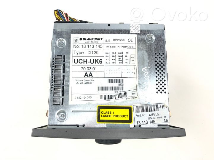 Opel Vectra C Unité principale radio / CD / DVD / GPS GM003053247469