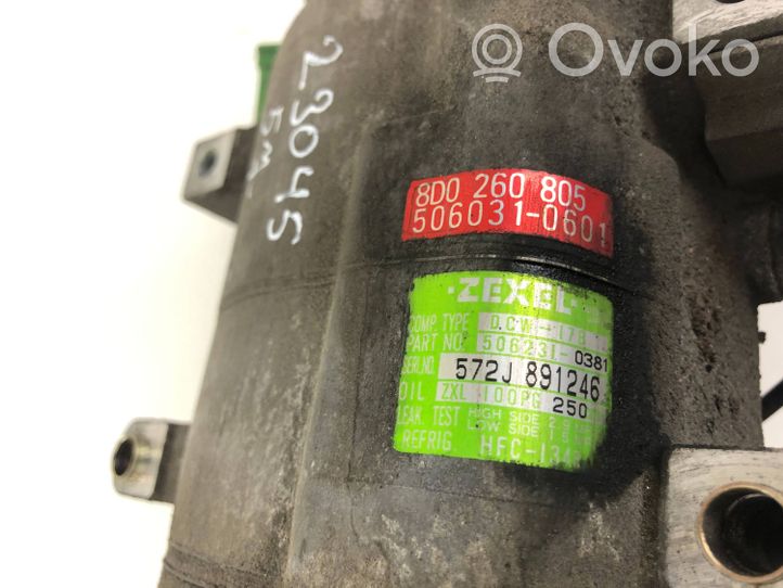 Audi A4 S4 B5 8D Compressore aria condizionata (A/C) (pompa) 8D0260805