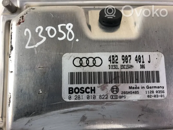 Audi A6 Allroad C5 Calculateur moteur ECU 4B2907401J