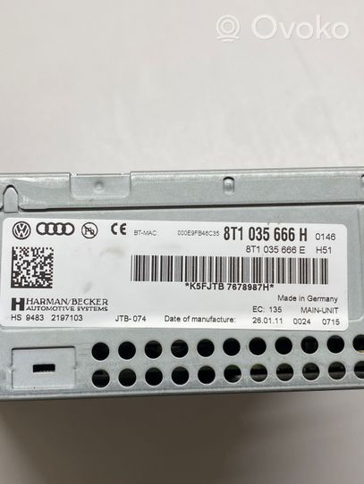 Audi A4 S4 B8 8K Radio/CD/DVD/GPS-pääyksikkö 8T1035666E