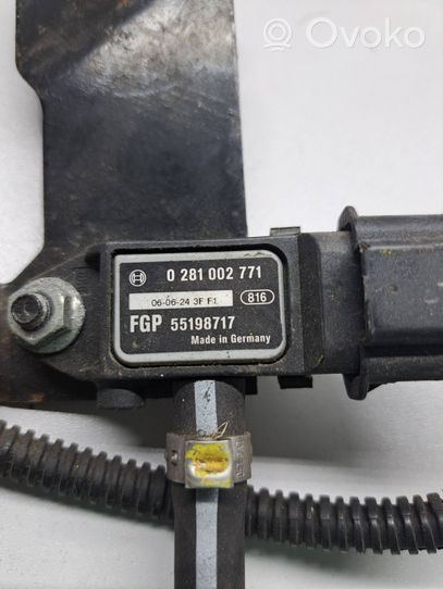 Opel Vectra C Sensore di pressione dei gas di scarico 0281002771