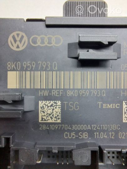 Audi Q5 SQ5 Unité de commande module de porte 8K0959793Q