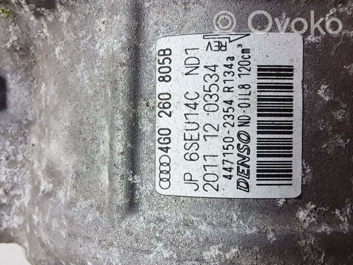 Audi A6 S6 C7 4G Ilmastointilaitteen kompressorin pumppu (A/C) 4G0260805B