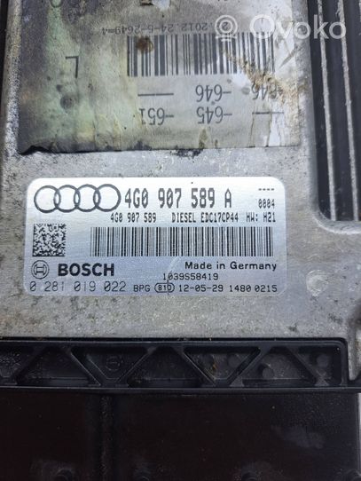 Audi A6 S6 C7 4G Centralina/modulo del motore 4G0907589A