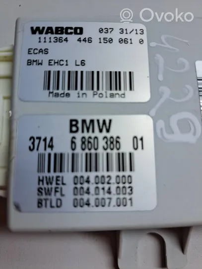 BMW 5 F10 F11 Centralina sospensioni pneumatiche (posteriore) 6860386