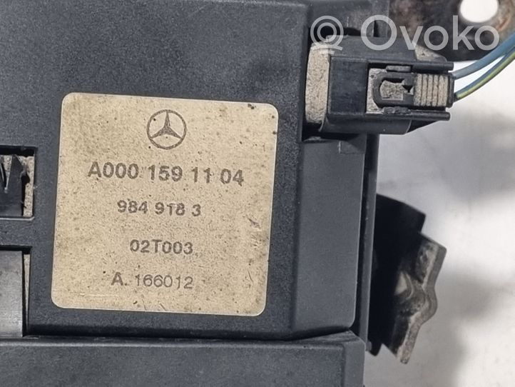 Mercedes-Benz E W210 Układu podgrzewania wstępnego silnika A0001591104