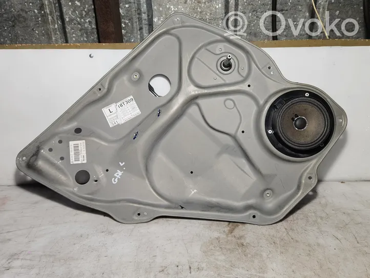 Mercedes-Benz A W169 Takaoven manuaalinen ikkunan nostin A1697300179