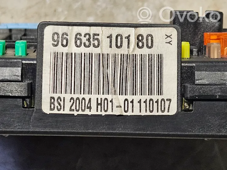 Peugeot 307 Fuse module 9663510180