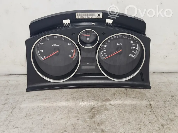 Opel Astra H Tachimetro (quadro strumenti) 13225986