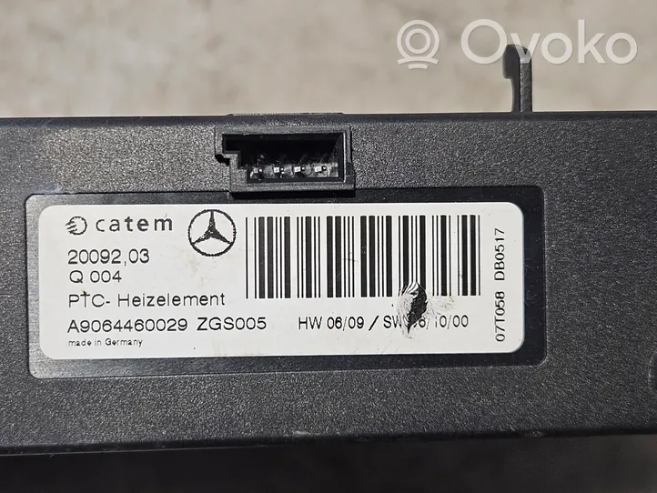 Mercedes-Benz Sprinter W906 Scambiatore elettrico riscaldamento abitacolo A9064460029