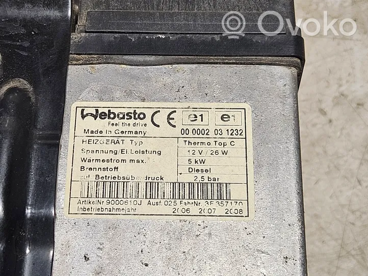 Mazda 6 Auxiliary pre-heater (Webasto) 000002031232