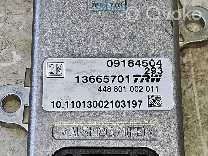 Opel Signum Sensor ESP de aceleración de frecuencia del intermitente 13665701