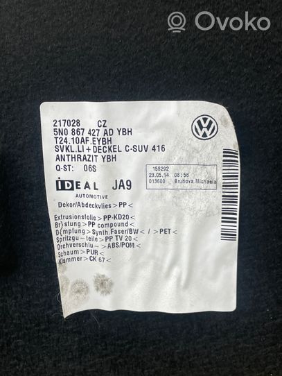 Volkswagen Tiguan Rivestimento pannello laterale del bagagliaio/baule 5N0867427AD