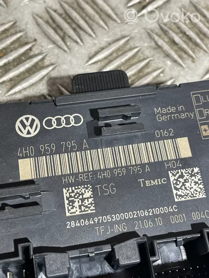 Audi A8 S8 D4 4H Durų elektronikos valdymo blokas 4H0959795A