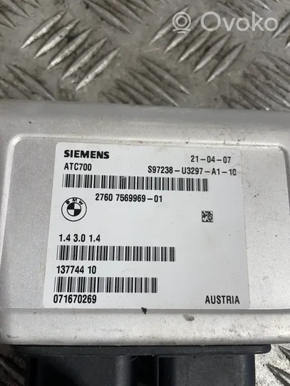 BMW X5 E70 Pārnesumkārbas vadības bloks 7569969