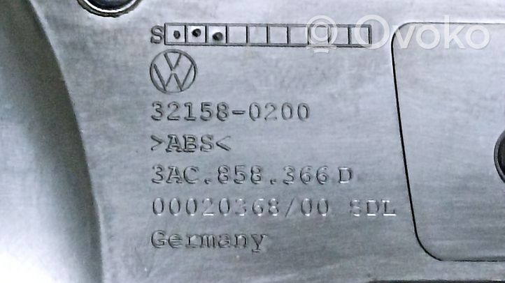 Volkswagen PASSAT B7 Element deski rozdzielczej 321580200