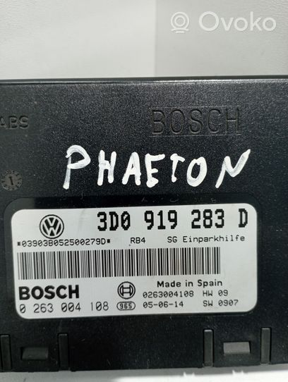 Volkswagen Phaeton Sterownik / Moduł parkowania PDC 3D0919283D