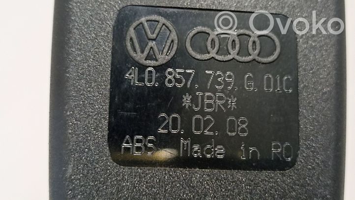 Audi Q7 4L Fibbia della cintura di sicurezza centrale (posteriore) 4L0857739G