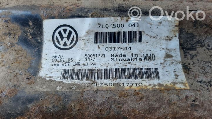 Volkswagen Touareg I Rama pomocnicza tylna 7L0599327A