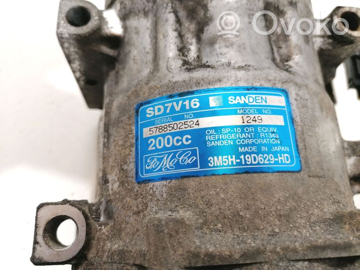 Volvo V50 Ilmastointilaitteen kompressorin pumppu (A/C) 3M5H19D629HD