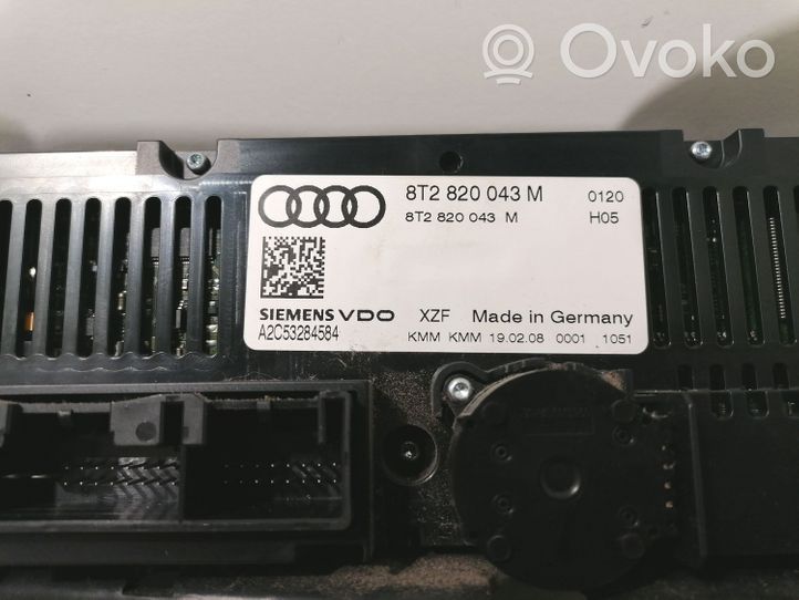 Audi A4 S4 B8 8K Centralina del climatizzatore 8T2820043M