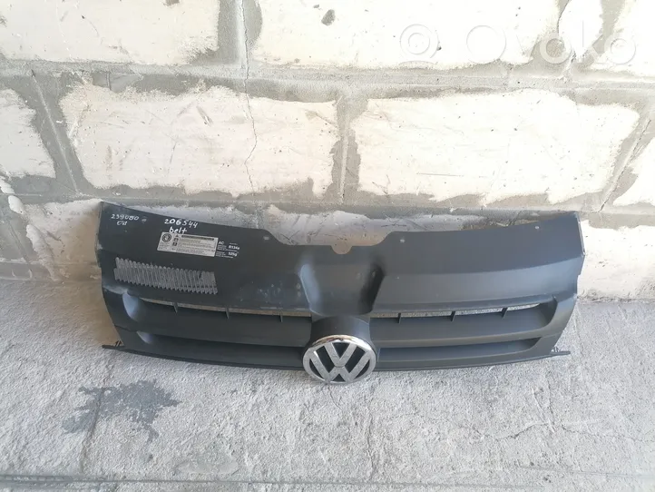 Volkswagen Transporter - Caravelle T5 Maskownica / Grill / Atrapa górna chłodnicy 7E0853653