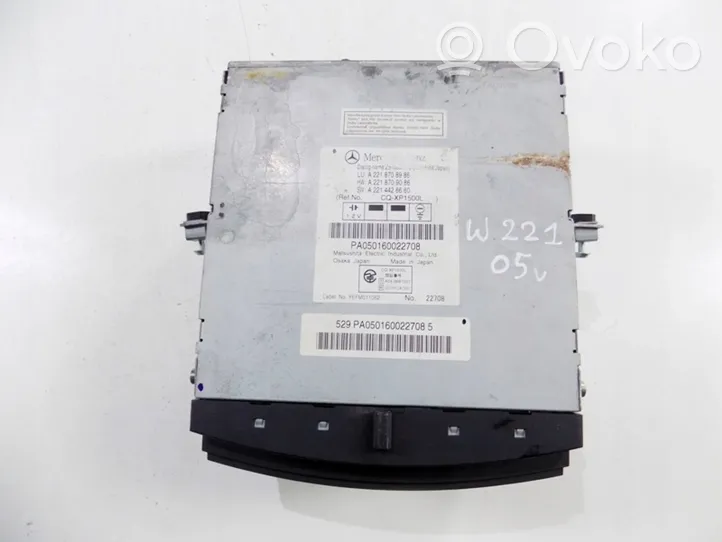 Mercedes-Benz S W221 Caricatore CD/DVD a2218708986