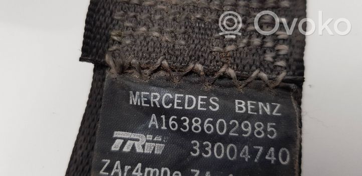 Mercedes-Benz ML W163 Saugos diržas priekinis A1638602985