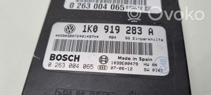 Volkswagen Golf V Priekabos kablio valdymo blokas 1K0919283A
