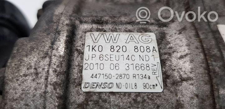 Volkswagen Scirocco Kompresor / Sprężarka klimatyzacji A/C 1K0820808A