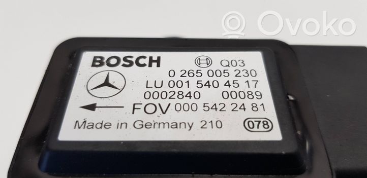 Mercedes-Benz E W210 Sensore di imbardata accelerazione ESP 0265005230