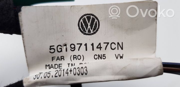 Volkswagen Golf VII Faisceau de câbles hayon de coffre 5G1971147CN