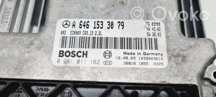 Mercedes-Benz C W203 Centralina/modulo del motore A6461533079